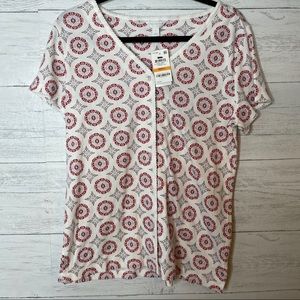 🌈 charter club NWT pj top